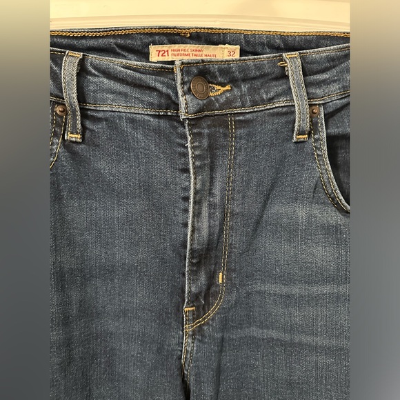 Levi’s 721 High Rise Skinny Jeans, Women’s Size 32 - Picture 3 of 3